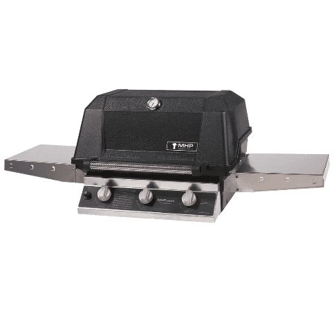 MHP Grill 27-Inch Built-In Grill - Liquid Propane Gas with Bolt-Down Patio Base -  WHRG4DD-PS + MPB - image 1