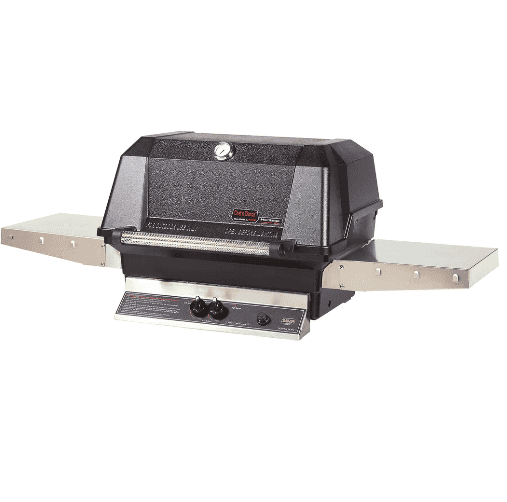 MHP Grill 27-Inch Built-In Grill - Liquid Propane Gas with Stainless Steel Grill Enclosure Sleeve - WNK4DD-PS + NMSGS - image 1