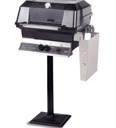 MHP Grill 23" Built-In W/ Stainless Steel Grids, Standard Burners, Cast Aluminum in Natural Gas + MHP Bolt-Down Patio Base for MHP BBQ Grills - JNR4DD-N + MPB - image 1