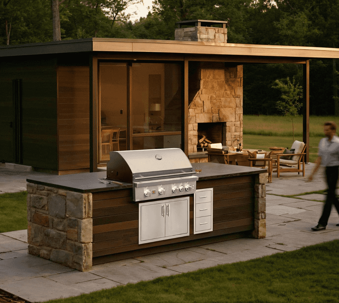 Summerset Sizzler Pro 40-in 5 Burner Built-In Natural Gas Grill w/ Rear Infrared Burner - SZRPRO40 - image 4