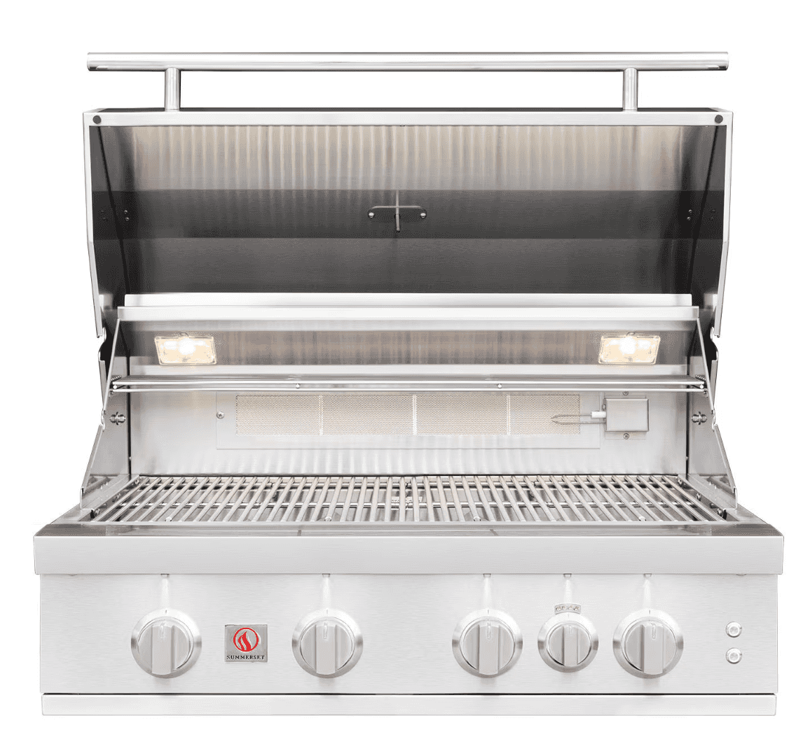 Summerset Sizzler Pro 32-in 4 Burner Built-In Natural Gas Grill w/ Rear Infrared Burner - SZRPRO32 - image 1