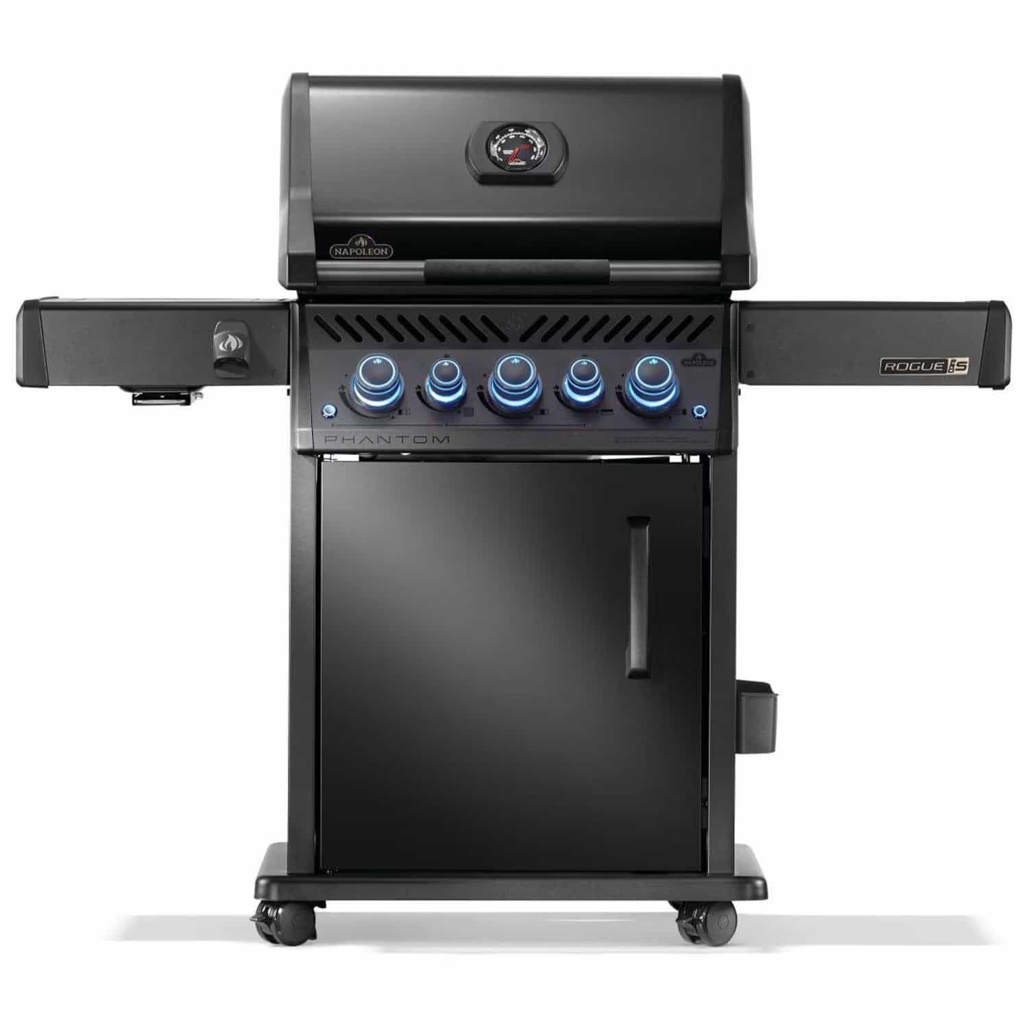 Napoleon Rogue PRO-S Phantom 425 3-Burner Natural Gas Grill w/ Side Burner & SafetyGlow - RPS425RSIBNK-2-PHM - image 1