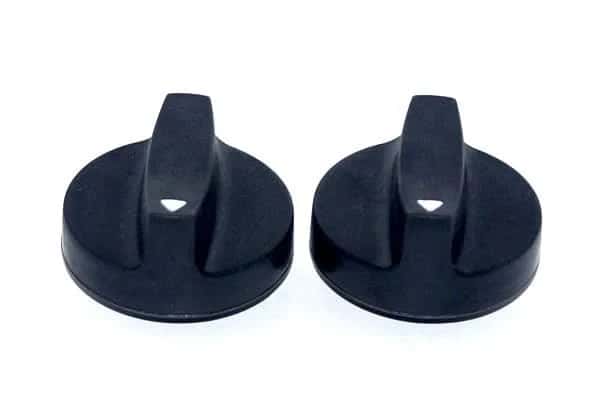 MHP "Older Style" Black Plastic Gas Control Knob- GGK10