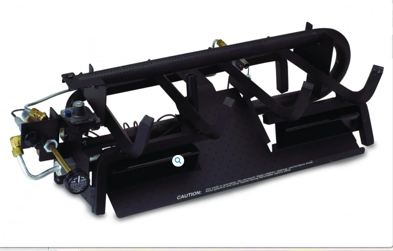 Peterson Gas Logs - 24" UNVENTED BURNER NG MANUAL - G102430