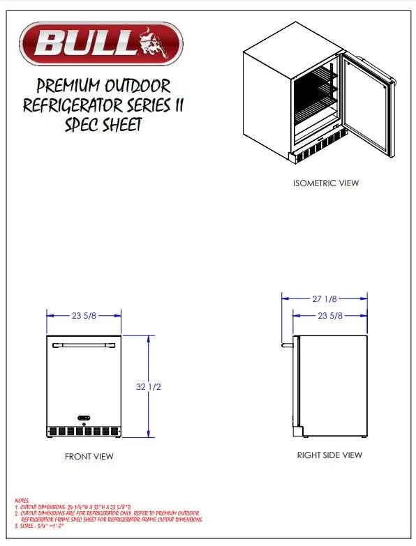 Bull Premium Outdoor Refrigerator Series 2 - 13700 - image 3