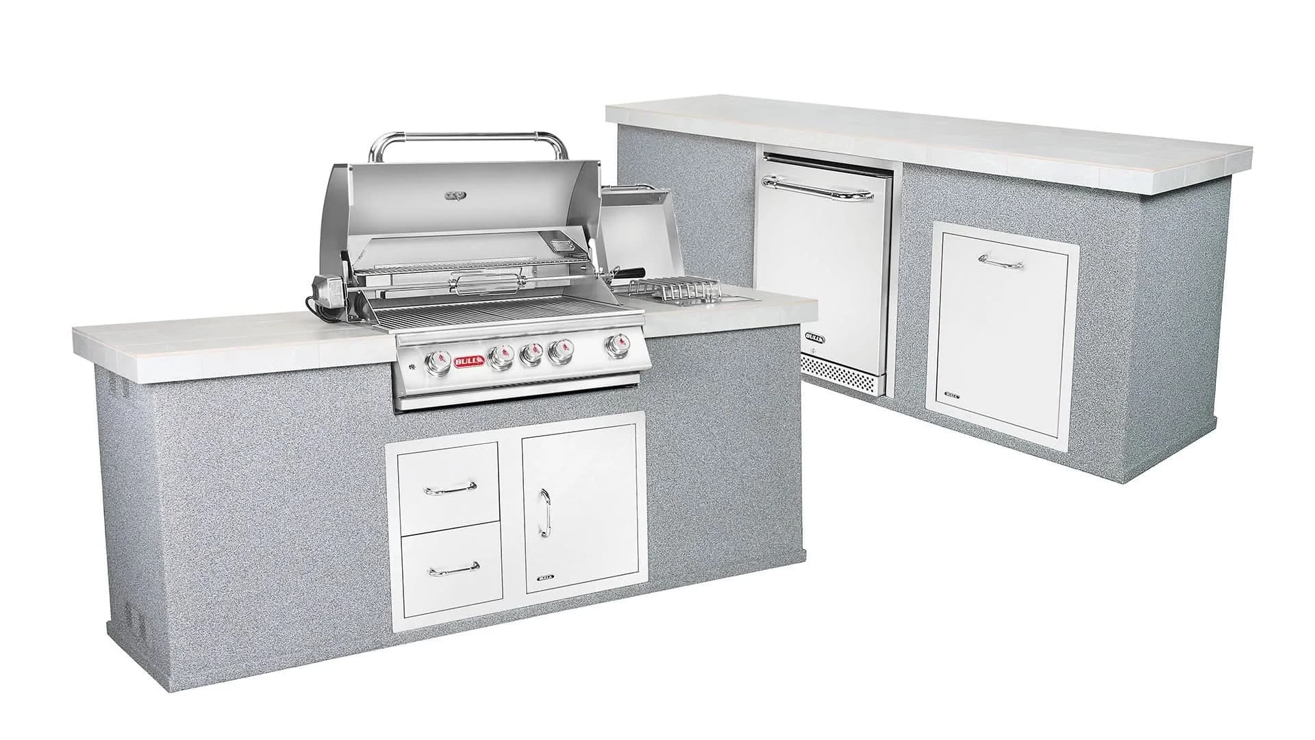 Bull Island Outdoor Kitchen Collection Versa Q Quartzsite Base - 15752-NG - image 2