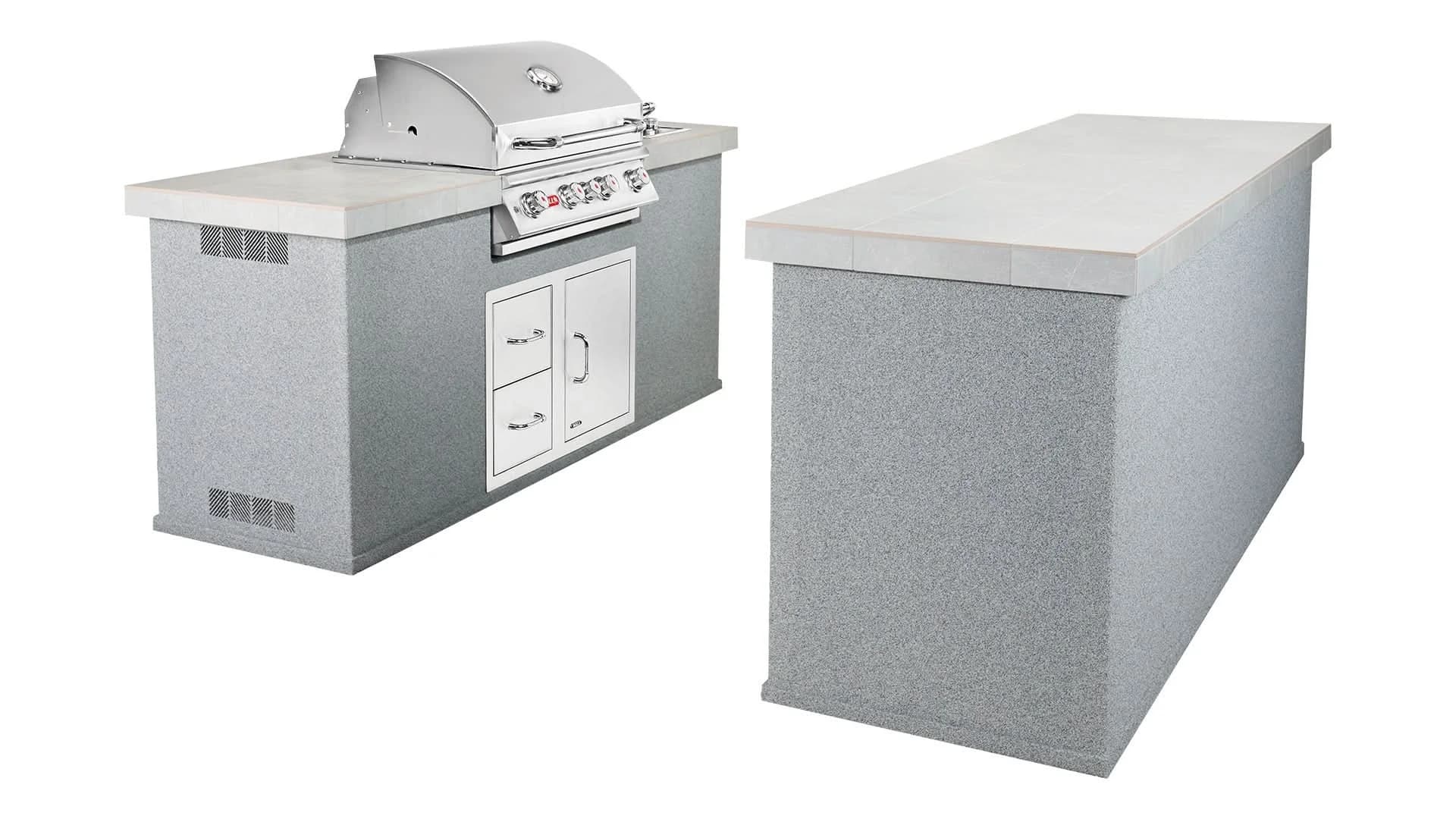 Bull Island Outdoor Kitchen Collection Versa Q Quartzsite Base - 15752-NG - image 3