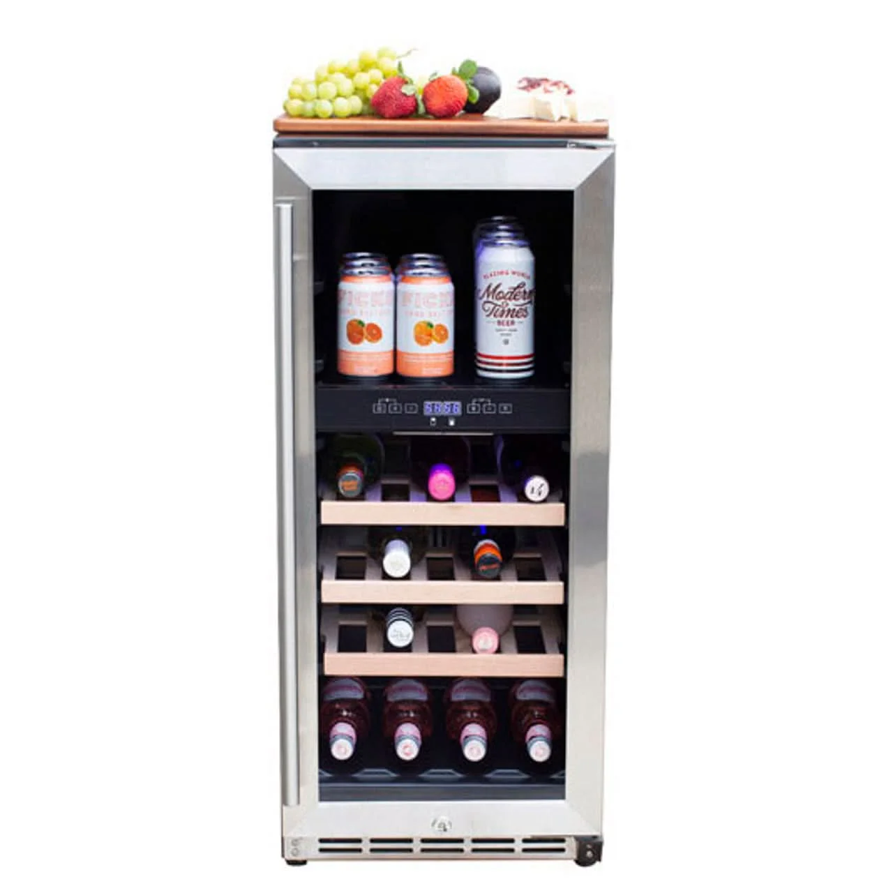TrueFlame 15" Outdoor Rated Dual Zone Wine Cooler- AMD-RFR-15WD - image 2