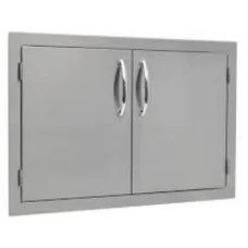 Sole Gourmet 30" Built In Double Door Flat Frame 403 SS - 2AD30