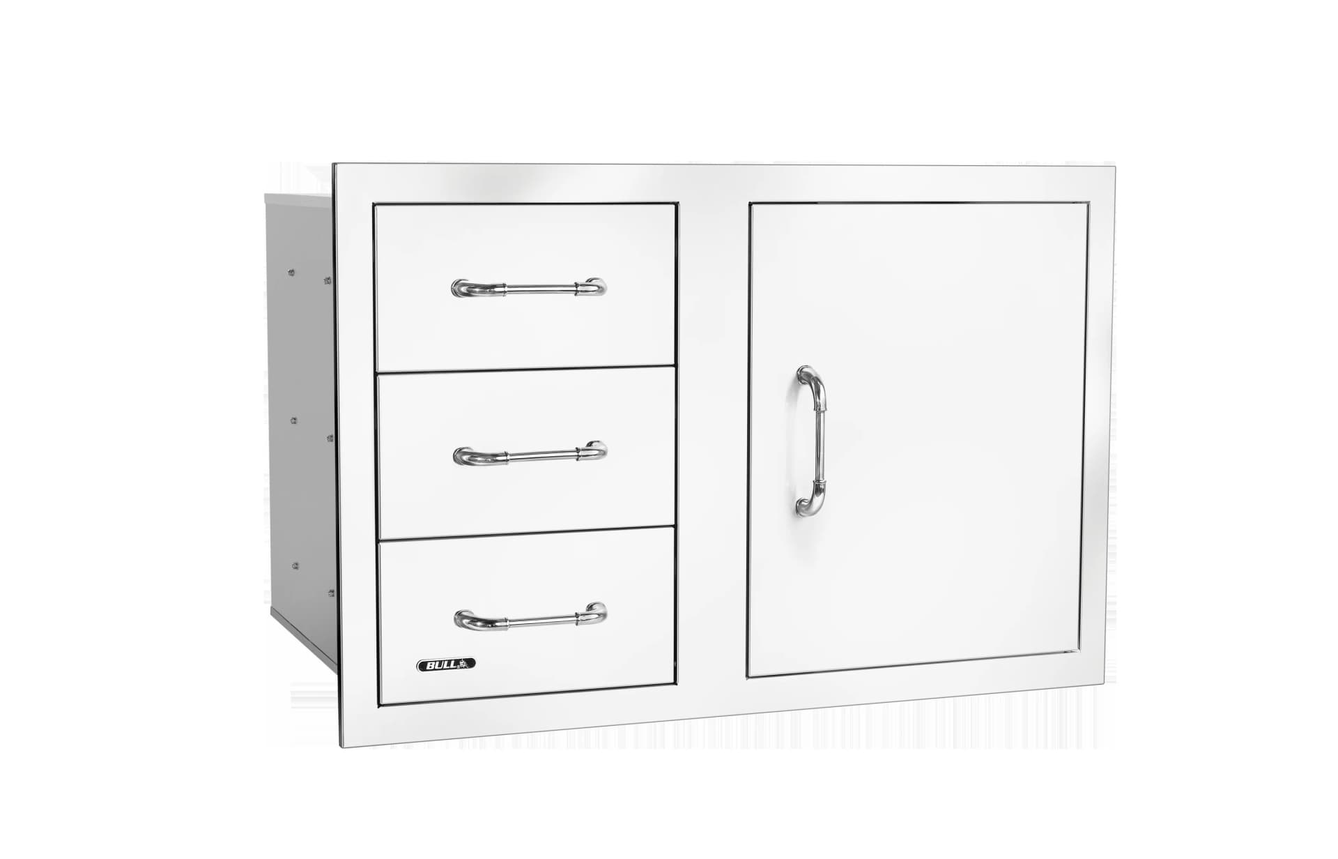 Bull 30" 3 Drawer Door Combo w/ Reveal - 25900 - image 8