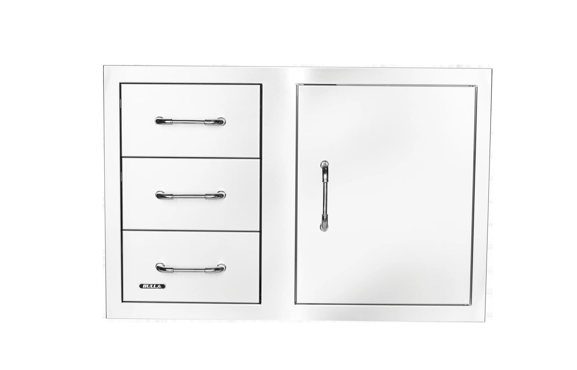 Bull 30" 3 Drawer Door Combo w/ Reveal - 25900 - image 5