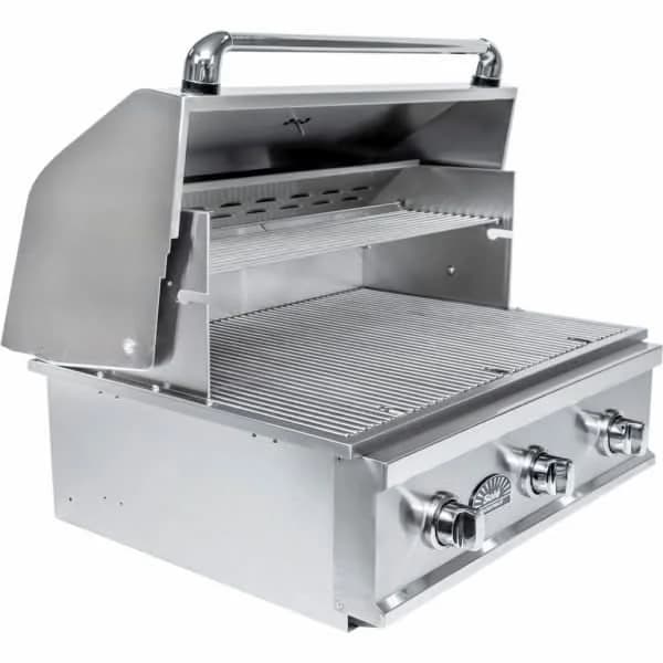Sole Gourmet TR Series - 32-Inch 3-Burner Built-In Grill - Natural Gas - 320BQTR - image 2
