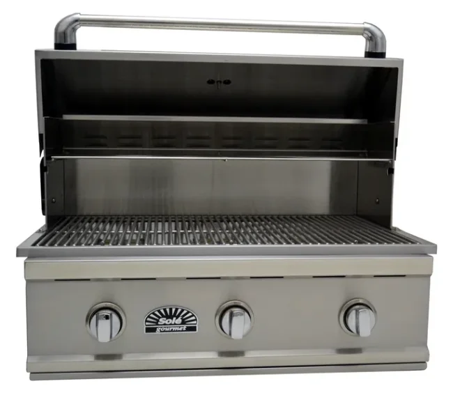 Sole Gourmet TR Series - 32-Inch 3-Burner Built-In Grill - Liquid Propane Gas - 320BQTRLP - image 6