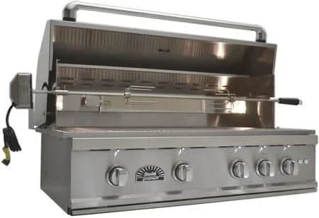 Sole Gourmet TR Series - 38-Inch 5-Burner Built-In Grill - Natural Gas - 381BQRTRL - image 2