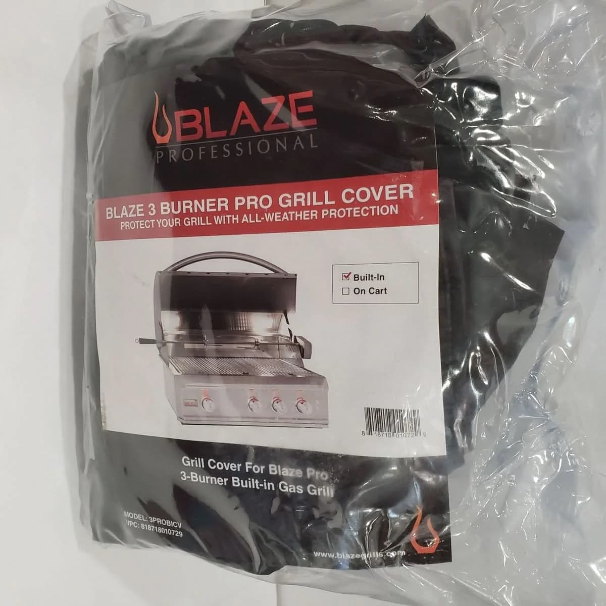 Blaze Outdoor Standard Package Pro Lux 34-inch 3 burner grill with Cover, Stainless Steel Door and Refrigerator LP - image 16