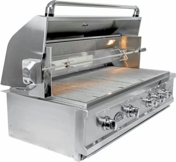 Sole Gourmet Luxury Series - 42-Inch 4-Burner Built-In Grill - Liquid Propane Gas - 421BQRLLP - image 3