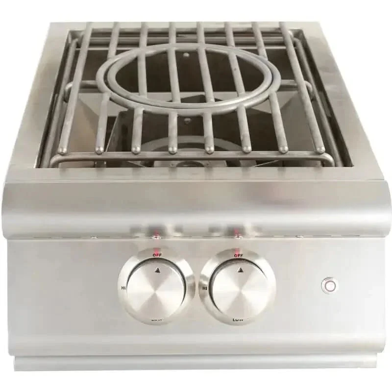 Blaze Outdoor Premium Package LTE 40-inch 5 Burner Grill with Stainless Steel Access Door, Cover, Refrigerator, Power Burner and Trash Can NG - image 3