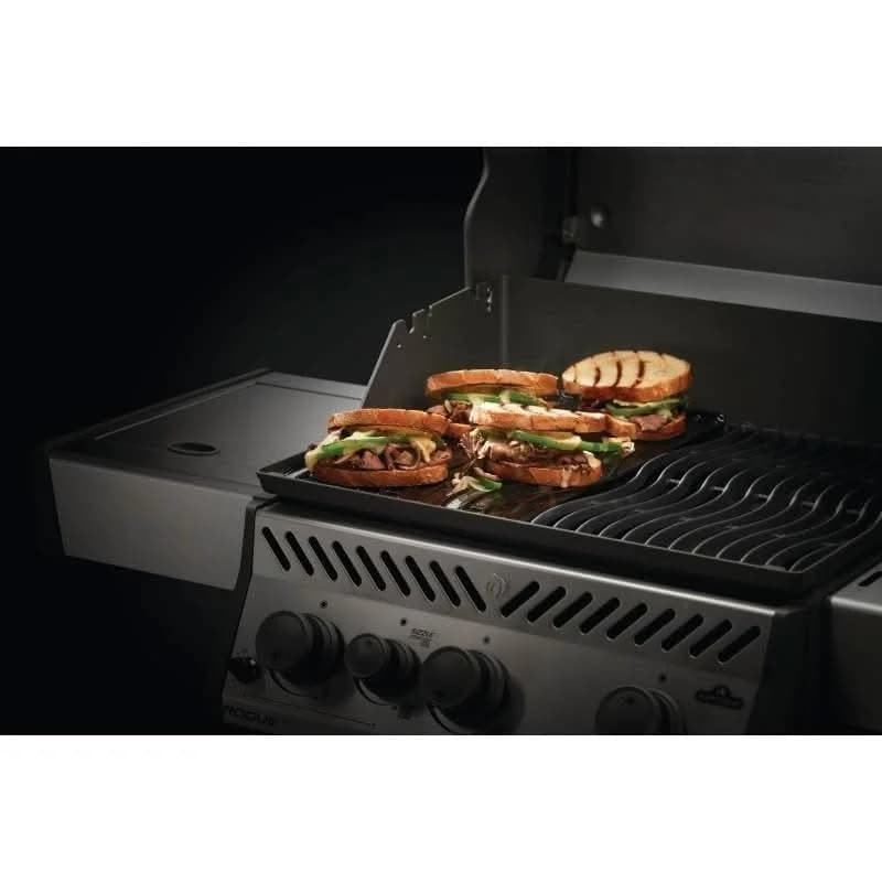 Napoleon 2-Sided Porcelain-Enameled Cast Iron Griddle for Rogue 425(-1), 525-1 & 625-1 - 56426 - image 2