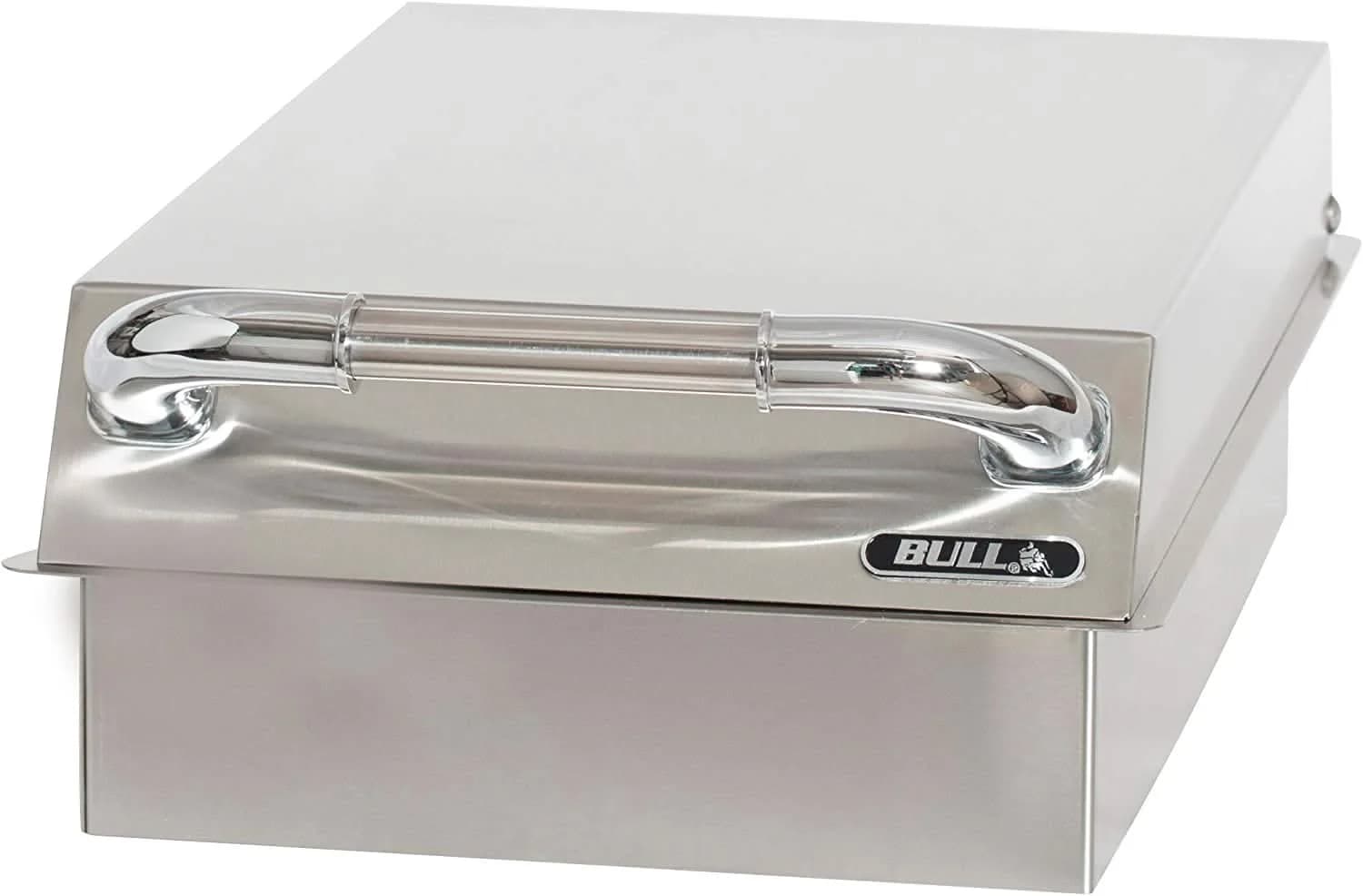 Bull Single Stainless Steel Side Burner Drop In Natural Gas - 60009
