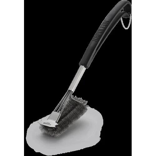 Napoleon Triple-Row Vertical Grill Brush with Stainless Steel Bristles - 62063