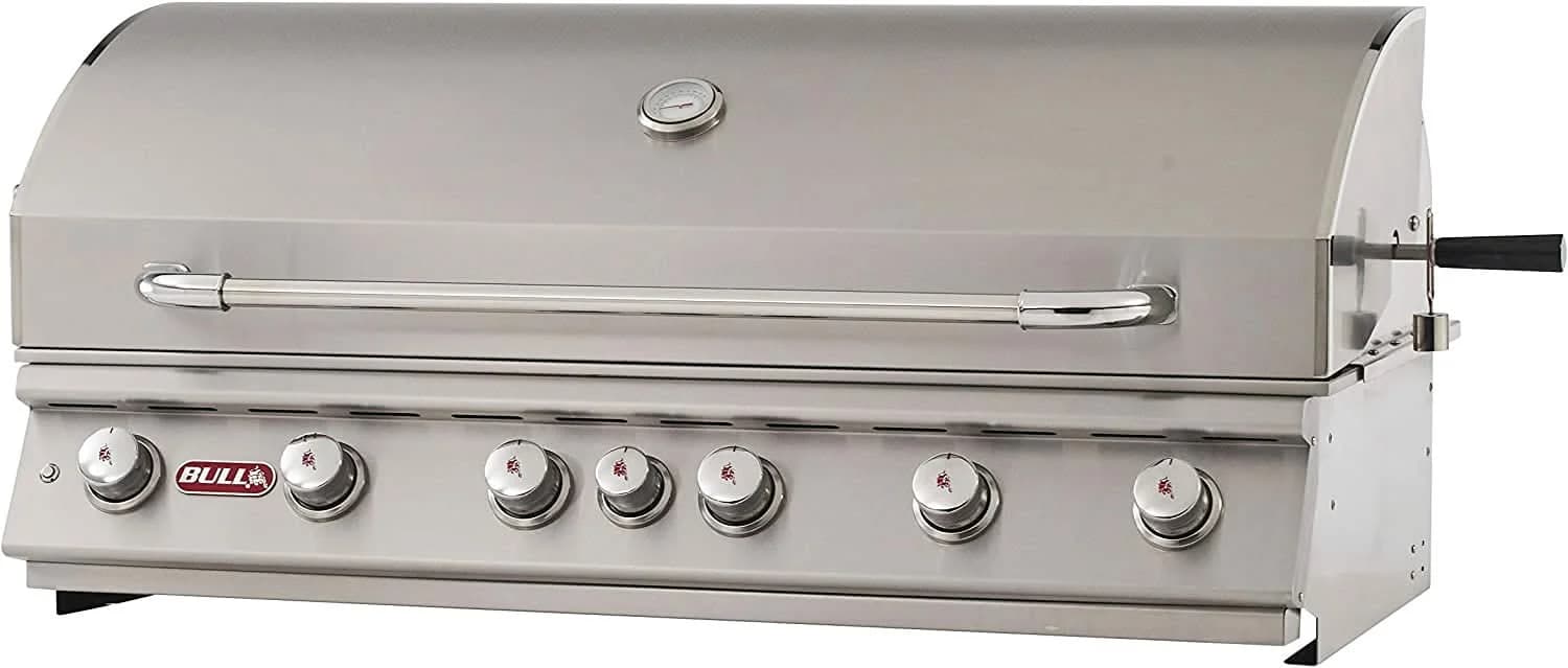 Bull Diablo - 46-Inch 6-Burner Built-In Grill - Natural Gas with Rotisserie - 62649 - image 4