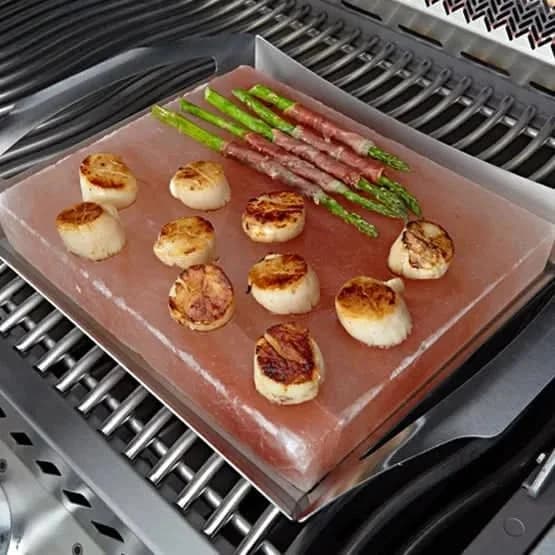 Napoleon Himalayan Salt Block with Stainless Steel Topper - 70025 - image 2