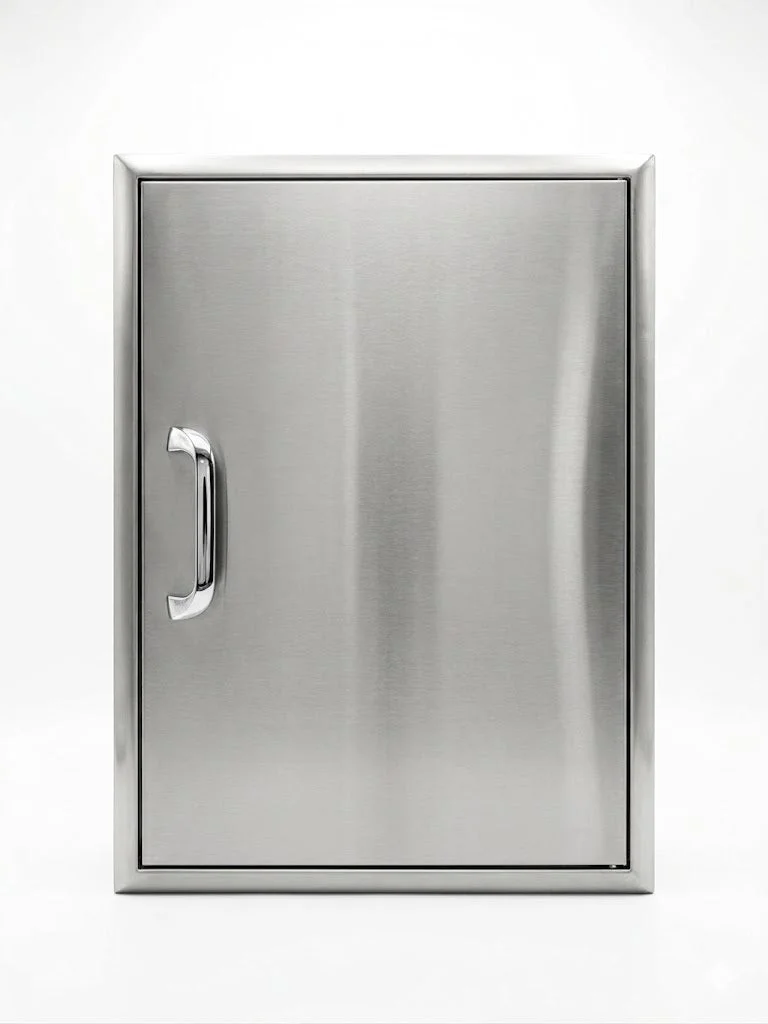 OCI 17" x 24" Professional Series Stainless Steel Vertical Access Door - OCI-14x20ASD-V