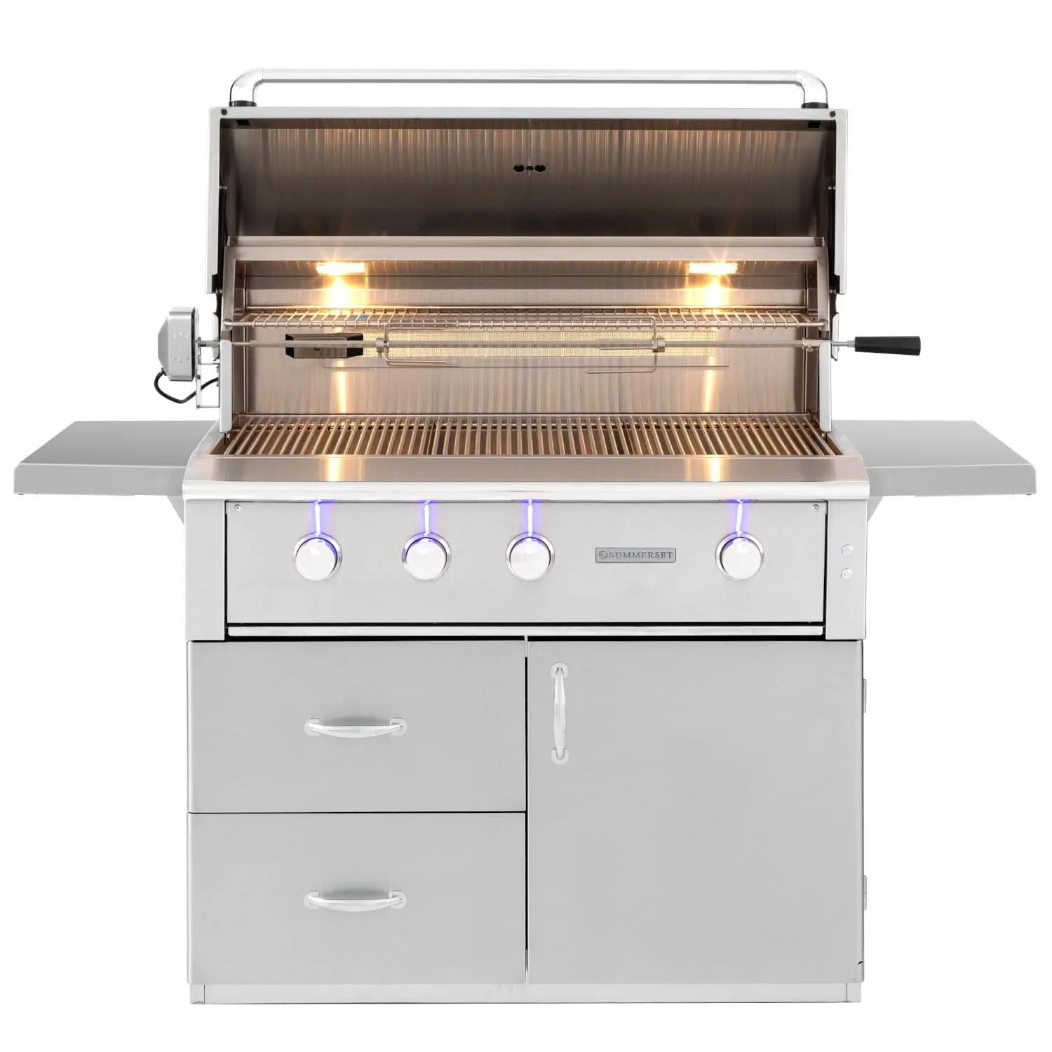 Summerset Alturi - 42-Inch 3-Burner Freestanding Grill - Natural Gas - ALT42T-NG + CART-ALT42 - image 2