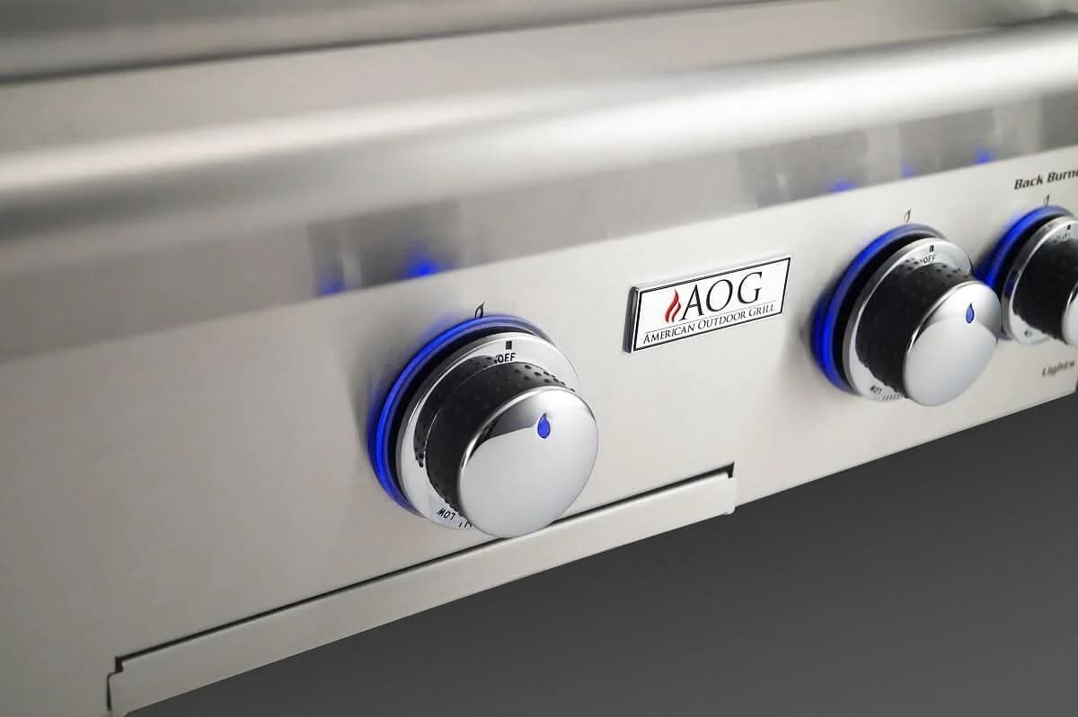 American Outdoor Grill Grill L-Series - 24-Inch 2-Burner Freestanding Grill on In-Ground Post - Natural Gas - AOG24NGL00SP - image 2