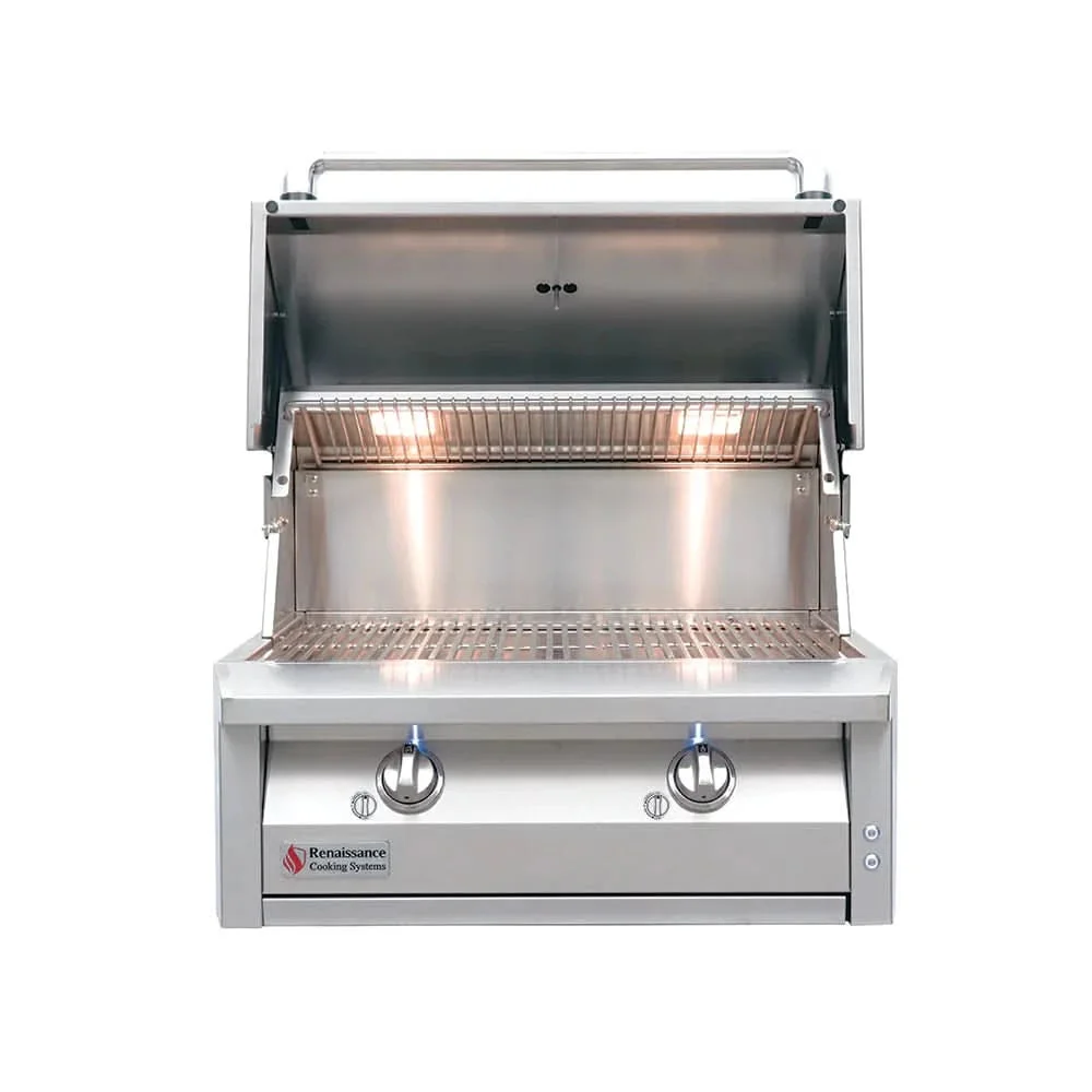 RCS ARG - 30-Inch 2-Burner Built-In Grill - Liquid Propane Gas - ARG30 LP - image 5