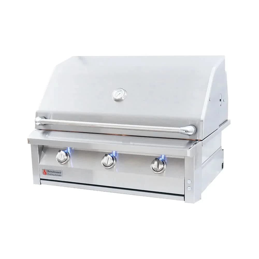 RCS ARG - 36-Inch 3-Burner Built-In Grill - Natural Gas - ARG36 - image 2