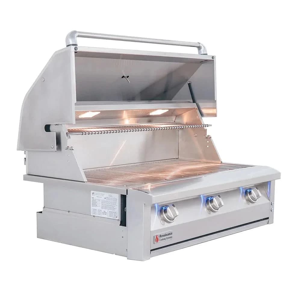 RCS ARG - 42-Inch 3-Burner Built-In Grill - Liquid Propane Gas - ARG42 LP - image 4