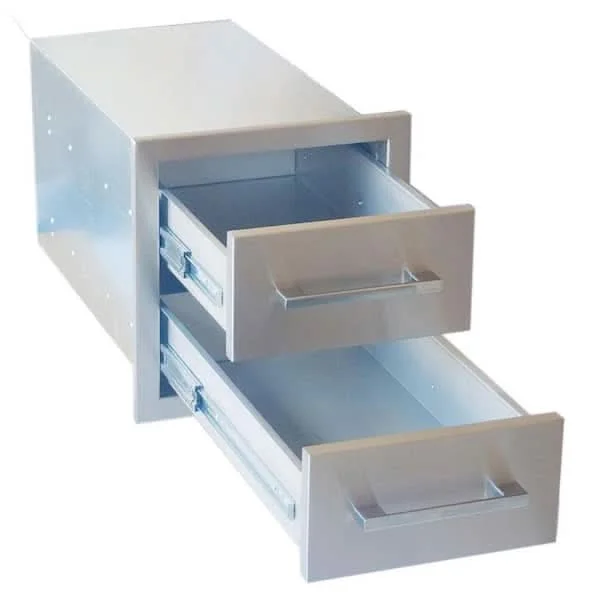 Sunstone 12 Beveled Frame Double Drawer - BA-DD12 - image 2