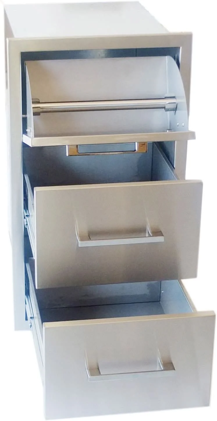 Sunstone 17 Belved Frame Paper Towel Drawer Combo - BA-DPCF17 - image 2