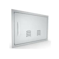 Sunstone Signature Beveled 24 Inch Right Hinge Single Access Door with Vents Horizontal - BA-VDHR1724
