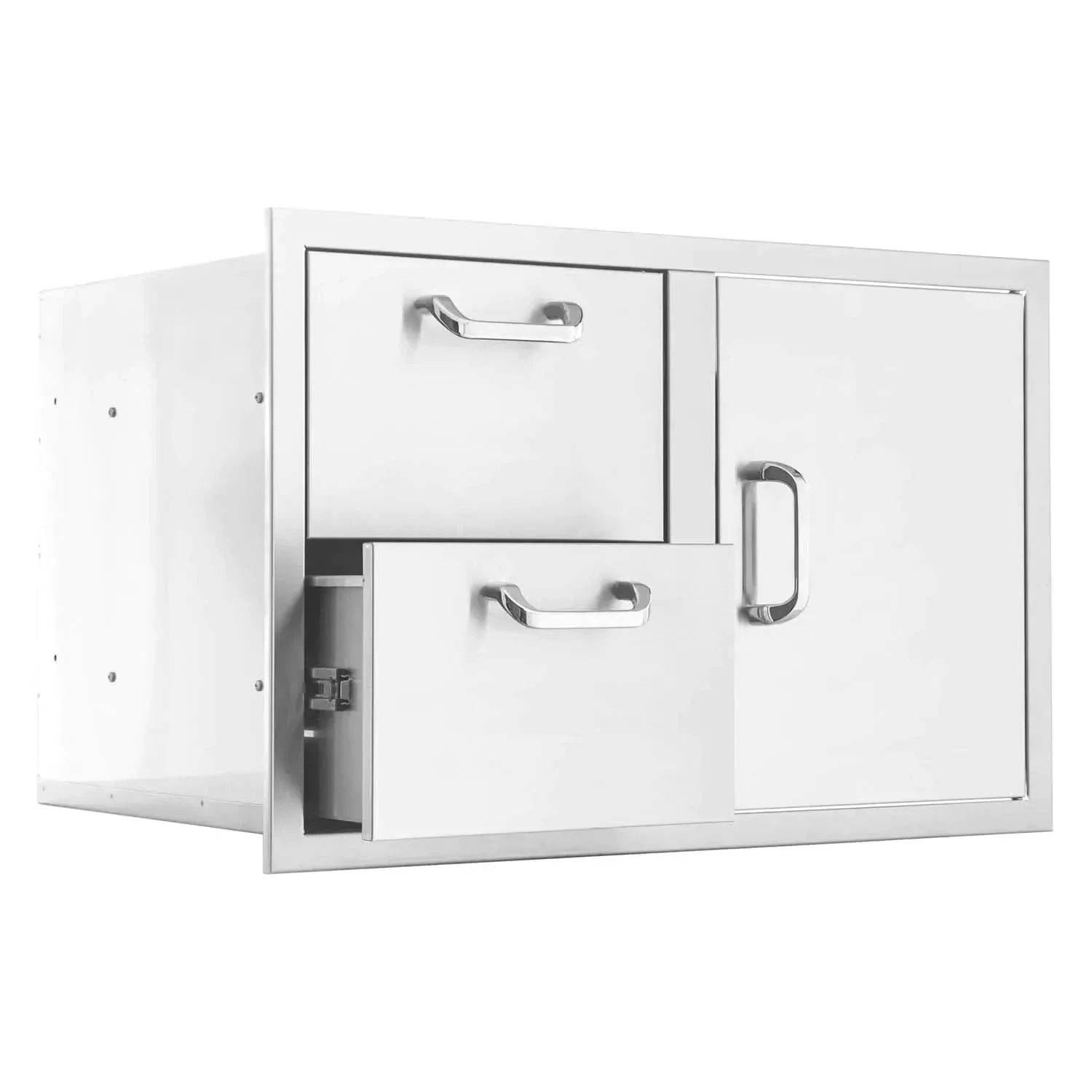 PCM 260 Series 32 Inch Access Door & Double Drawer Combo (Reversible) - BBQ-260-DDC - image 3