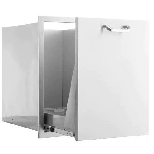 PCM 260 Series 20 Inch Roll Out Double Trash/Recycling Bin - BBQ-260-TREC-DRW - image 4