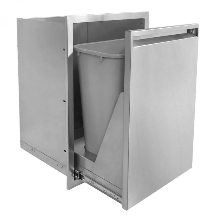 Eloquence 260 Series 13 Inch narrow Roll Out Trash Bin - Eloquence-260-TRNW-DRW - image 4