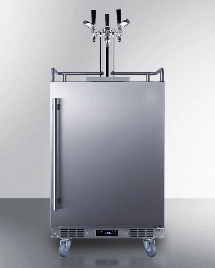 Summit 24 Wide Built-In Outdoor Commercial Beer Kegerator - BC74OSCOMTRIPLE - image 9