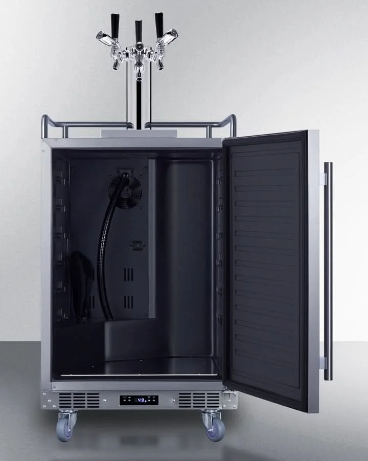 Summit 24 Wide Built-In Outdoor Commercial Beer Kegerator - BC74OSCOMTRIPLE - image 7