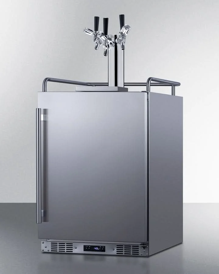 Summit 24 Wide Built-In Outdoor Commercial Beer Kegerator - BC74OSCOMTRIPLE - image 3