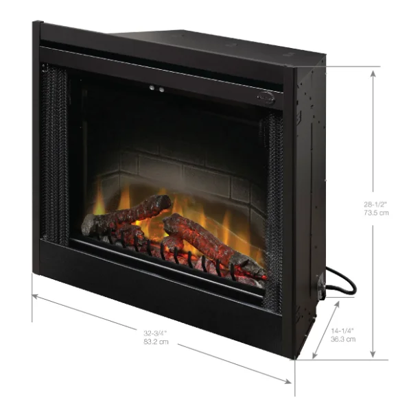 Dimplex 33-inch Deluxe Built-in BF Series Electric Firebox- BF33DXP - image 2