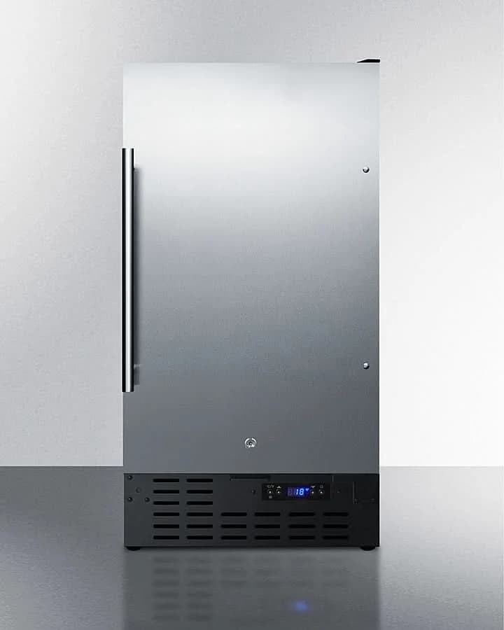 Summit 18 8 lb. Drain-Free Icemaker, ADA Compliant - BIM18SSADA