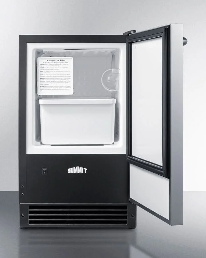 Summit 15 lb. Drain-Free built-in Icemaker Left Hand Door - BIM26LHD - image 4