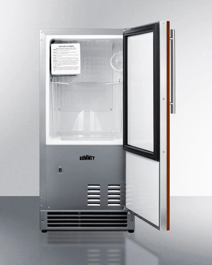 Summit 15" Wide 25 lb. Drain-Free Icemaker, ADA Compliant (Panel Not Included) - BIM26H32IF - image 2