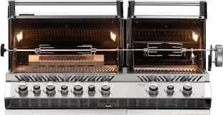 Napoleon Prestige PRO 825 RBI - 56-Inch 6-Burner Built-In Grill with Infrared Bottom and Rear Burners - Natural Gas - BIPRO825RBINSS-3 - image 2