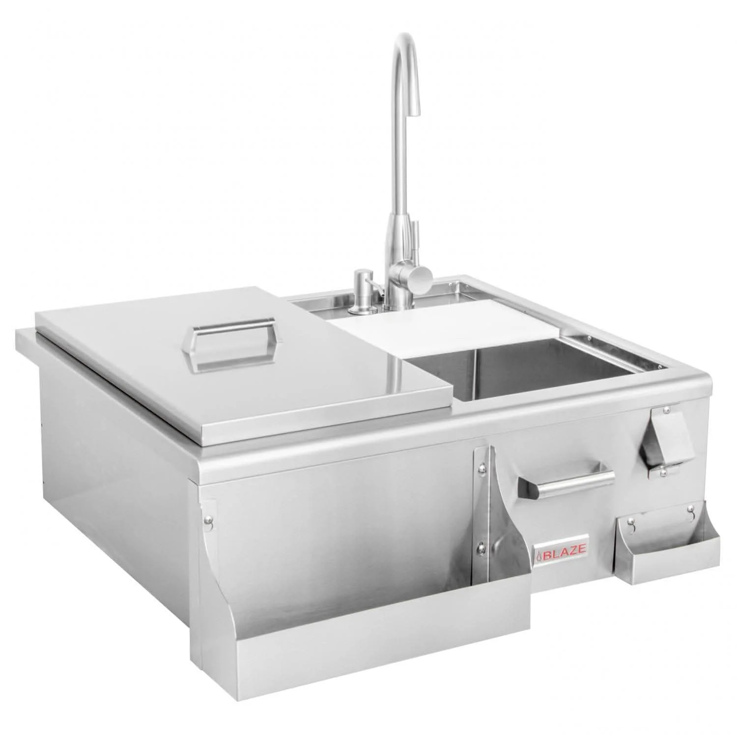 Blaze 30-Inch Beverage Center With Sink & Ice Bin Cooler - BLZ-30CKT-SNK - image 2