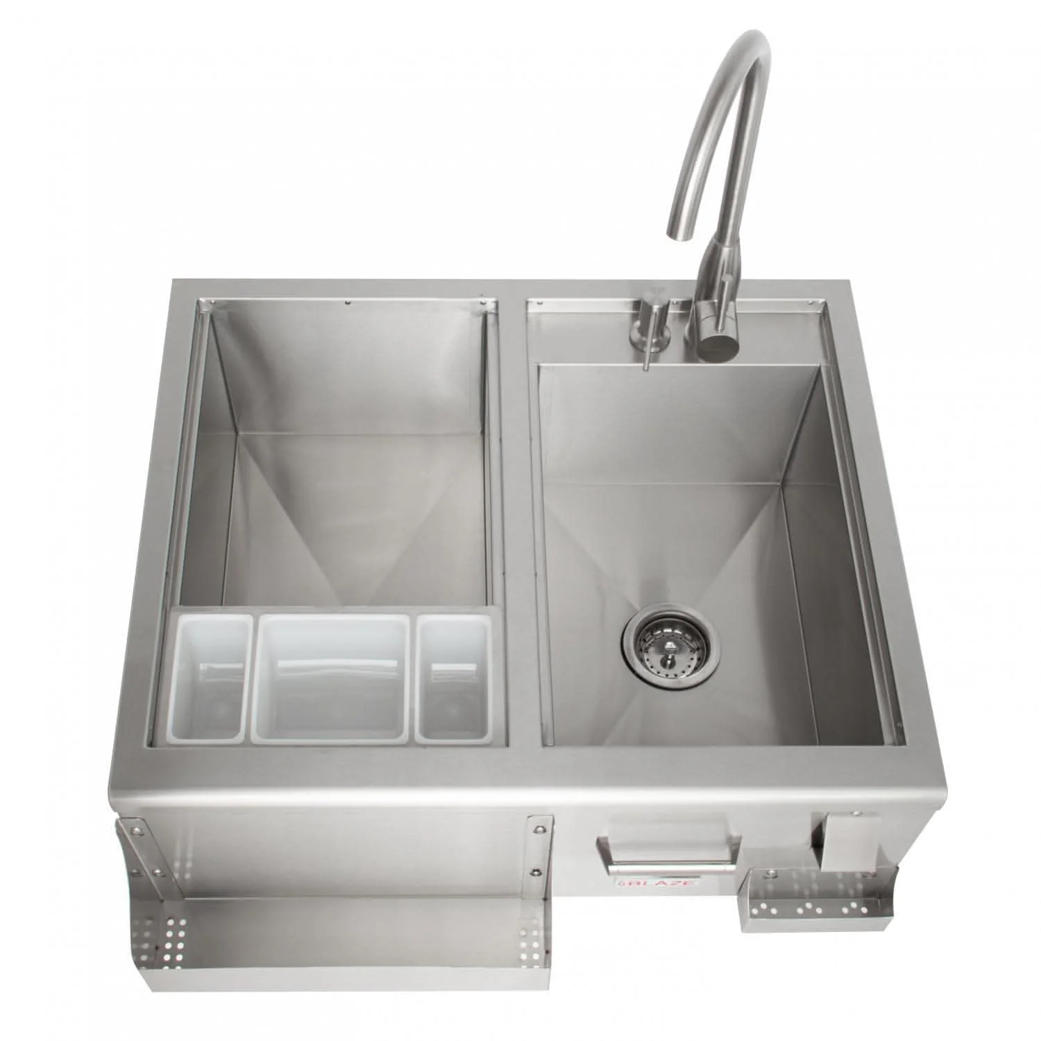 Blaze 30-Inch Beverage Center With Sink & Ice Bin Cooler - BLZ-30CKT-SNK - image 3