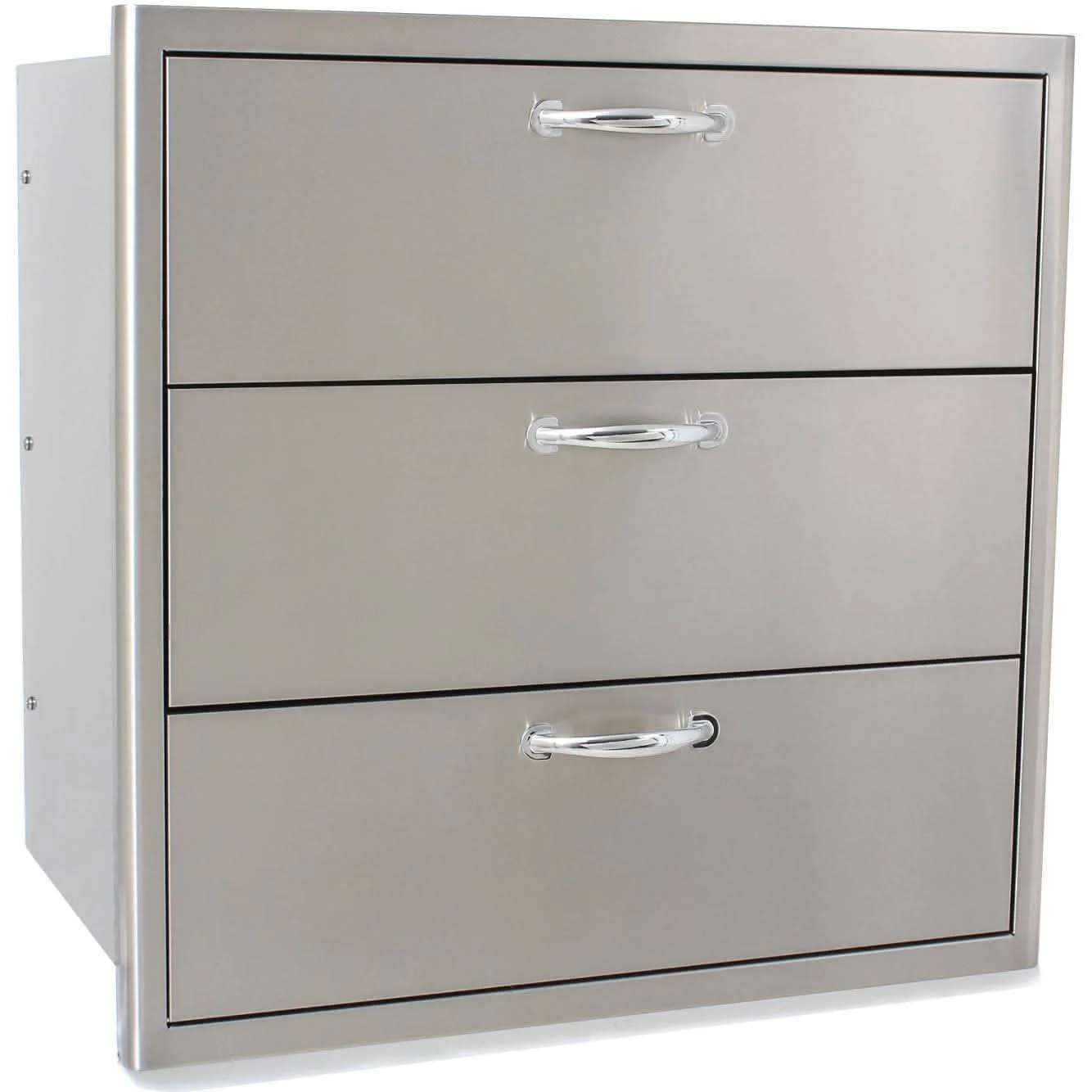 Blaze 30-Inch Stainless Steel Triple Access Drawer - BLZ-30W-3DRW-LT - image 2