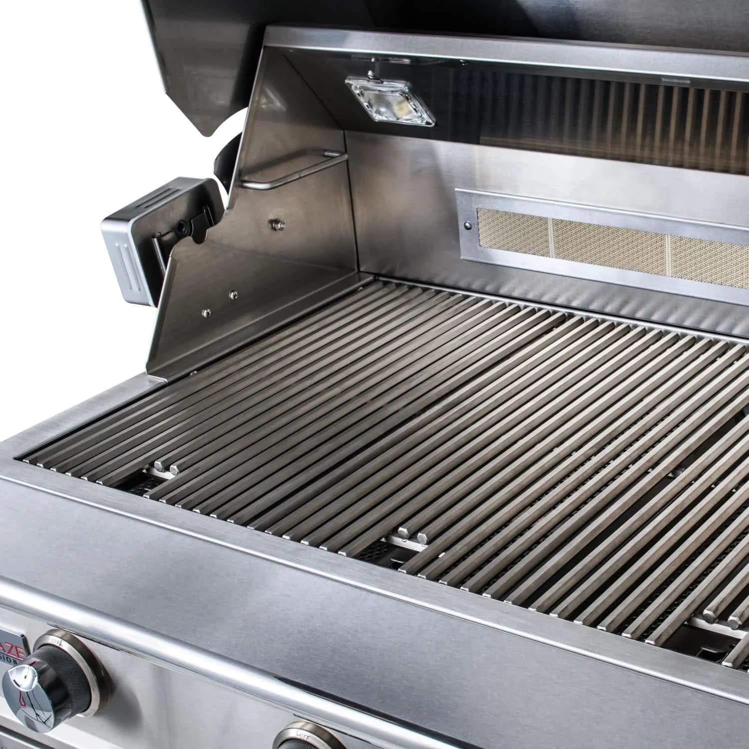 Blaze Professional LUX - 34-Inch 3-Burner Built-In Grill - Natural Gas with Rear Infrared Burner - BLZ-3PRO-NG - image 5